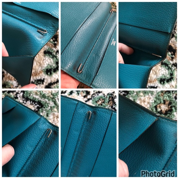 Hermès AUTHENTIC Vision Simple Leather Agenda Notebook Cover Dark Brown Blue - Picture 14 of 16